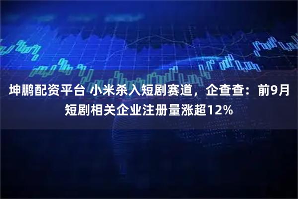 坤鹏配资平台 小米杀入短剧赛道，企查查：前9月短剧相关企业注册量涨超12%